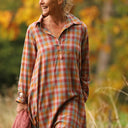 Robe Carole – tartan automnal - Quintessence