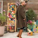 Robe Carole - velours côtelé chocolat - Quintessence