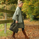 Robe Carole – Velours milleraies Kaki - Quintessence