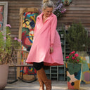 Robe Carole – Velours milleraies Rose Pétale - Quintessence