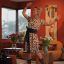 Robe Céleste - coton "Vol Printanier" - Quintessence