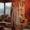 Robe Céleste - coton "Vol Printanier" - Quintessence