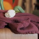 Robe Céleste - double gaze terracotta rosé - Quintessence