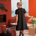 Robe Céleste — Floréal noir jacquard - Quintessence