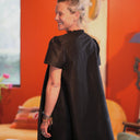 Robe Céleste — Floréal noir jacquard - Quintessence