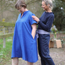 Robe Céleste - lin bleu majorelle - Quintessence