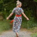 Robe Charline – Coton Fleurs d'Inde - Quintessence