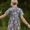 Robe Charline – Coton Fleurs d'Inde - Quintessence