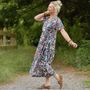 Robe Charline – Coton Fleurs d'Inde - Quintessence
