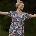 Robe Charline – Coton Fleurs d'Inde - Quintessence