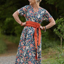 Robe Charline – Coton Fleurs d'Inde - Quintessence