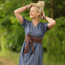 Robe Charline – Jean de coton bleu - Quintessence