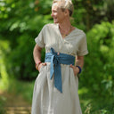 Robe Charline – Lin naturel - Quintessence