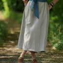Robe Charline – Lin naturel - Quintessence
