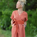 Robe Charline – Lin Terre cuite - Quintessence