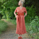 Robe Charline – Lin Terre cuite - Quintessence