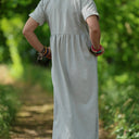 Robe Charline – Rayure coton Amiral marine - Quintessence