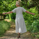 Robe Charline – Rayure coton Amiral marine - Quintessence