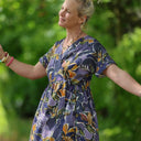 Robe Charline – Satin de coton Bois de Myrthe - Quintessence