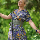 Robe Charline – Satin de coton Bois de Myrthe - Quintessence
