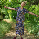 Robe Charline – Satin de coton Bois de Myrthe - Quintessence