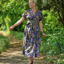 Robe Charline – Satin de coton Bois de Myrthe - Quintessence