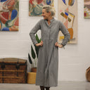 Robe Cyrielle - flanelle de coton vichy noir - Quintessence