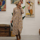 Robe Cyrielle - velours milleraies champêtre - Quintessence