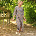 Robe Diane - Coton champs de violettes - Quintessence