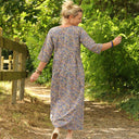 Robe Diane - Coton champs de violettes - Quintessence