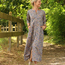Robe Diane - Coton champs de violettes - Quintessence