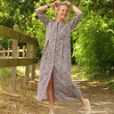 Robe Diane - Coton champs de violettes - Quintessence