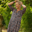 Robe Diane - Coton feuillages - Quintessence