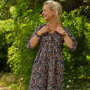 Robe Diane - Coton feuillages - Quintessence