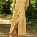 Robe Diane - Coton lavé plumetis Camomille - Quintessence