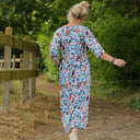 Robe Diane - Coton Volière bleutée - Quintessence