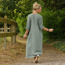 Robe Diane - Double gaze de coton cactus - Quintessence
