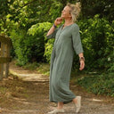 Robe Diane - Double gaze de coton cactus - Quintessence