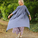 Robe Diane - Lin bleu brume - Quintessence