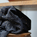 Robe Edmée — Double gaze de coton plumetis or - Quintessence