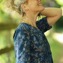 Robe Édonie — Coton bleu de serre - Quintessence