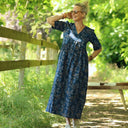 Robe Édonie — Coton bleu de serre - Quintessence