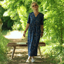 Robe Édonie — Coton bleu de serre - Quintessence