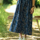 Robe Édonie — Coton bleu de serre - Quintessence