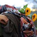 Robe Edonie coupe midi - Satin de coton Pavot Ocre - Quintessence