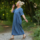 Robe Édonie — Jean léger bleu - Quintessence