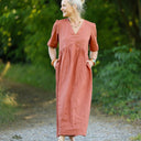 Robe Édonie — Lin terracotta - Quintessence