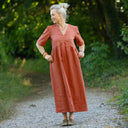 Robe Édonie — Lin terracotta - Quintessence