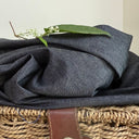 Robe Edonie manches longues - jean noir - Quintessence