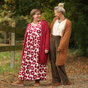 Robe Edonie manches longues - Viscose Fleur Grenade - Quintessence